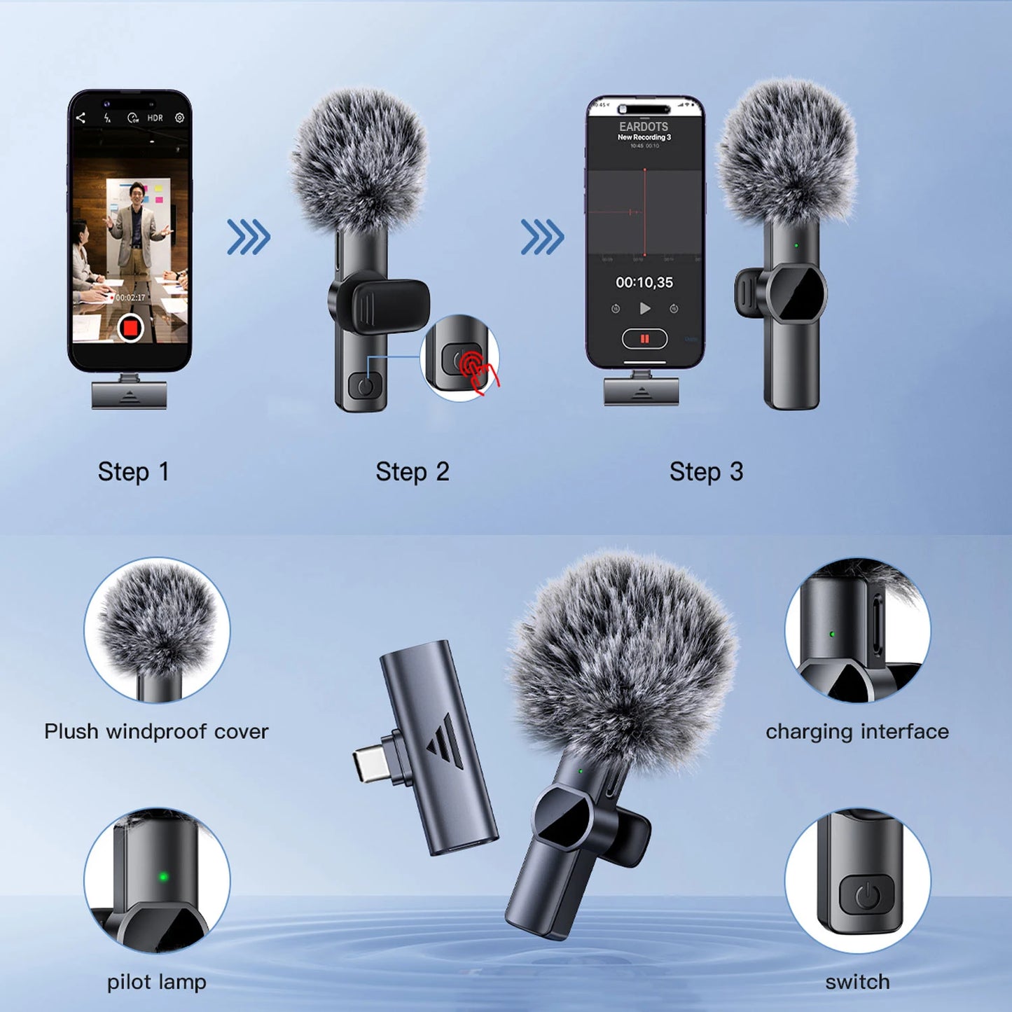 SWZYOR K3 Pro - Micrófono essential