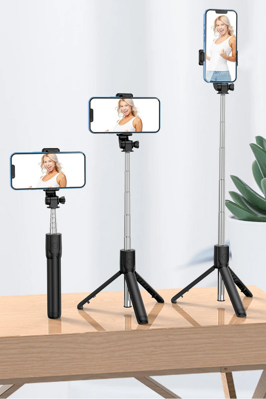 Hongdak F210 - Trípode y Selfie Stick Bluetooth