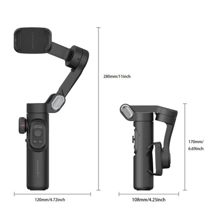 AOCHUAN Smart XE - Estabilizador de 3 ejes con rueda de enfoque